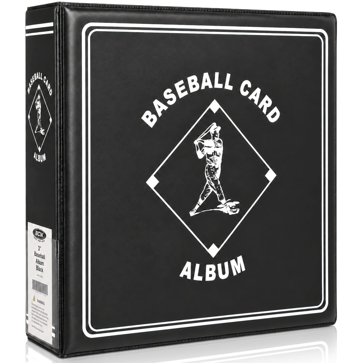 3 in. Album - Baseball - Black