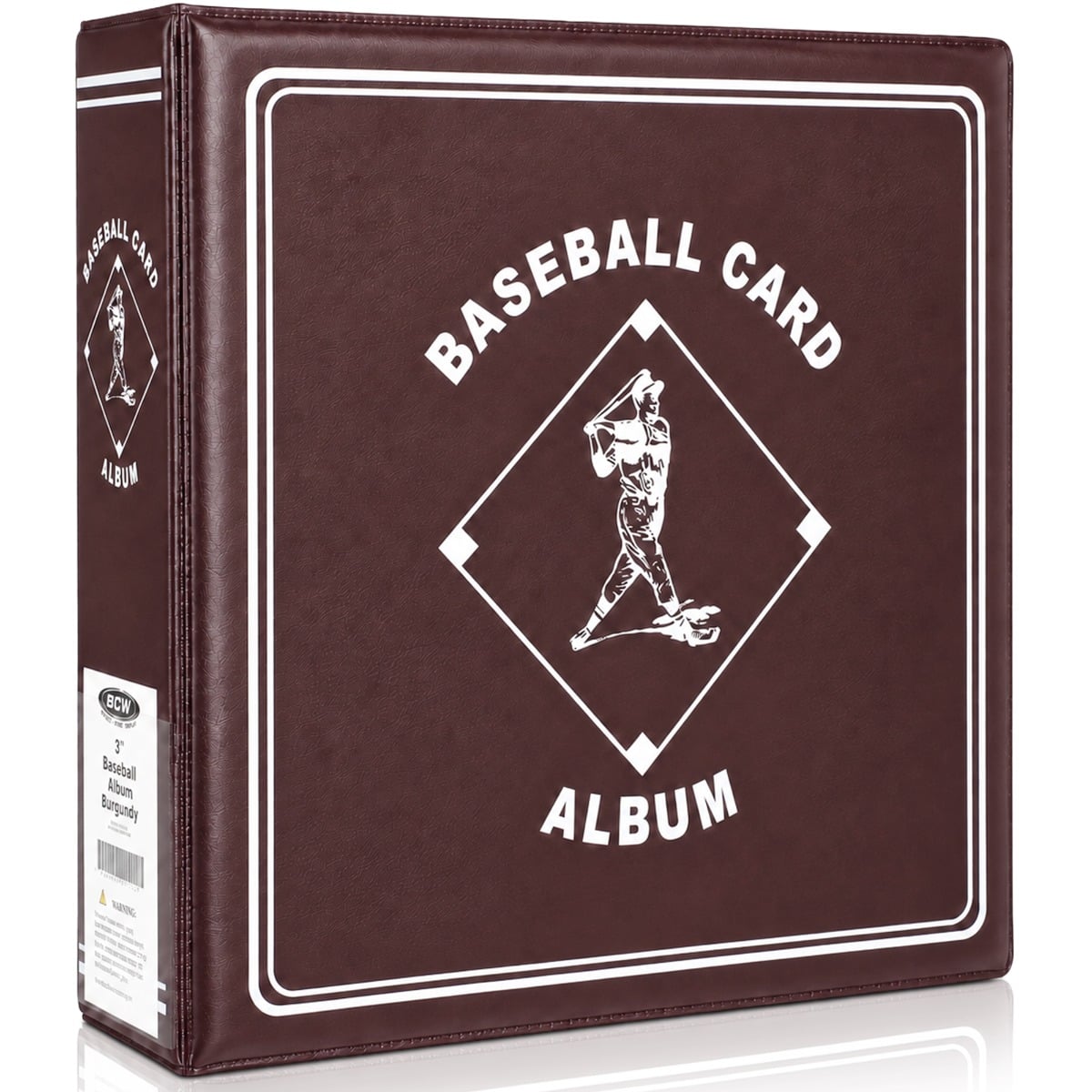 3 in. Album - Baseball - Burgundy