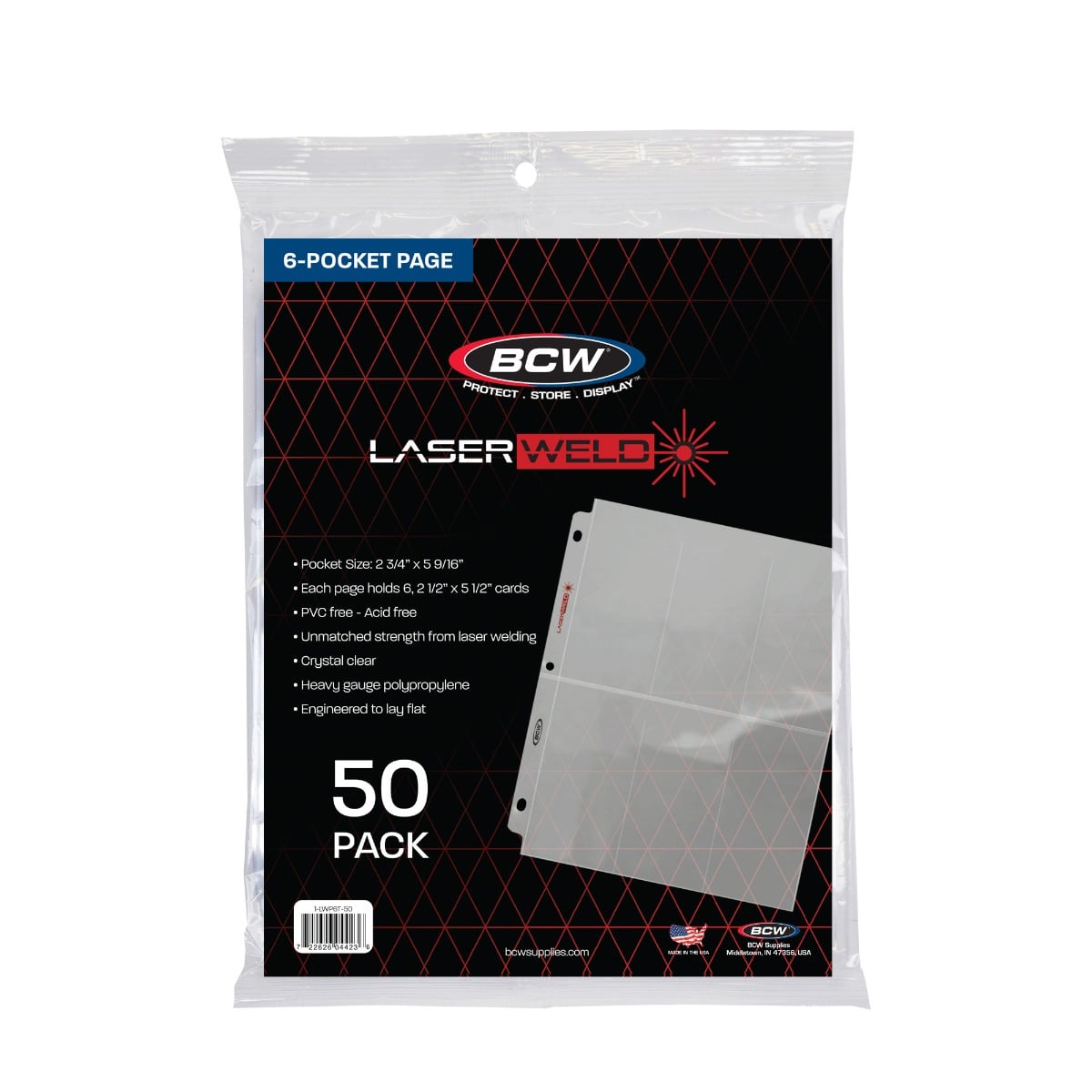 LaserWeld 6-Pocket Page (50 CT. Pack)