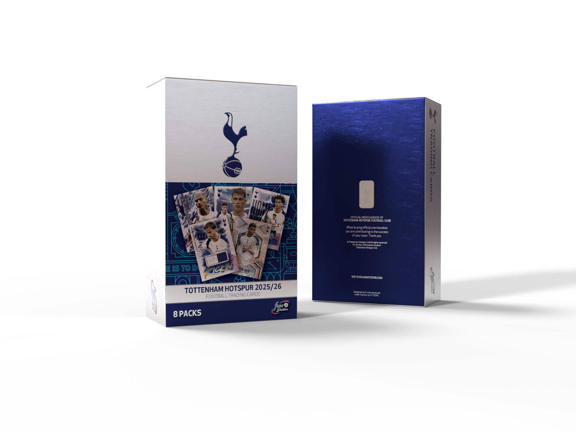 Futera Tottenham Hotspur Fans’ Selection 2025–26 hobby-box packaging