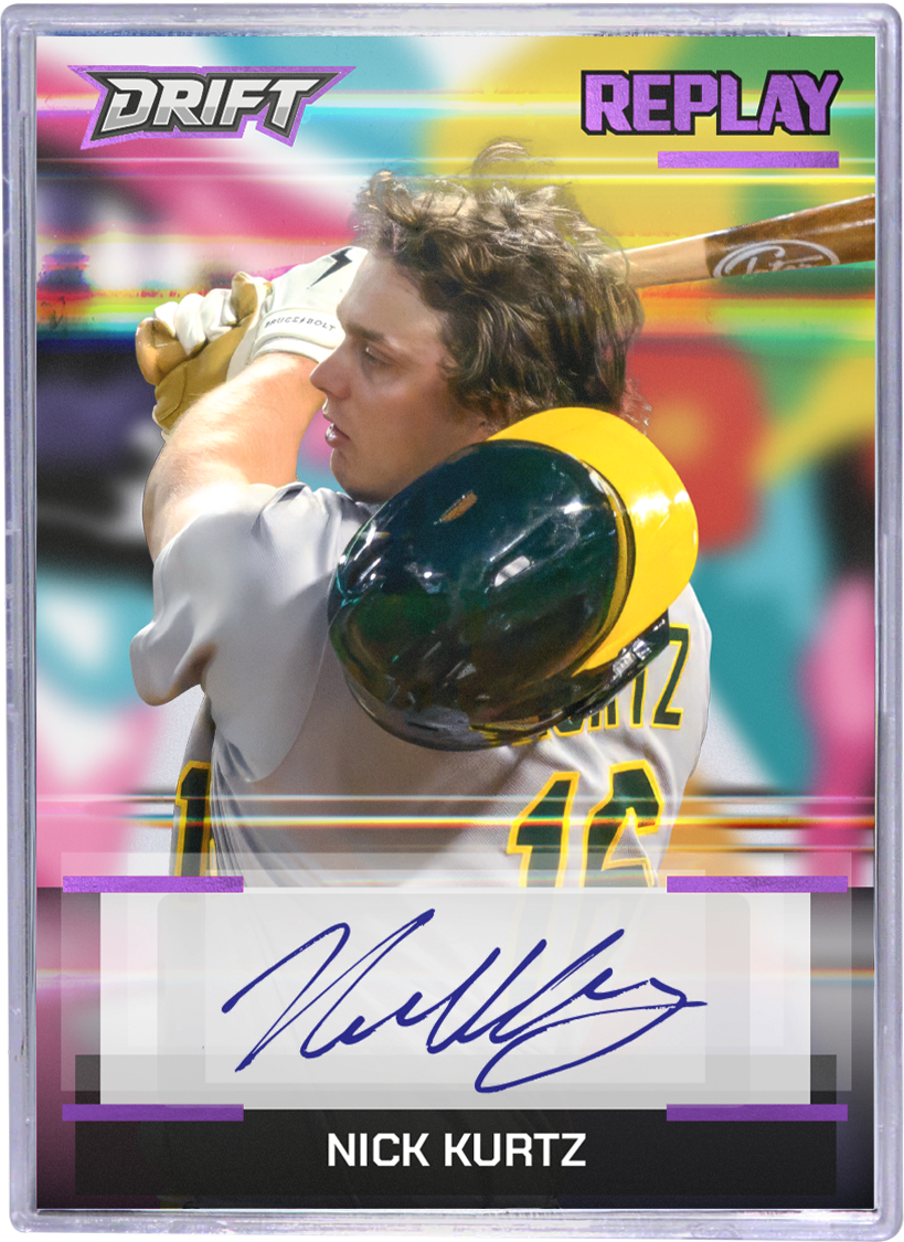 Pulse Drift Baseball Nick Kurtz Replay autograph manufacturer preview
