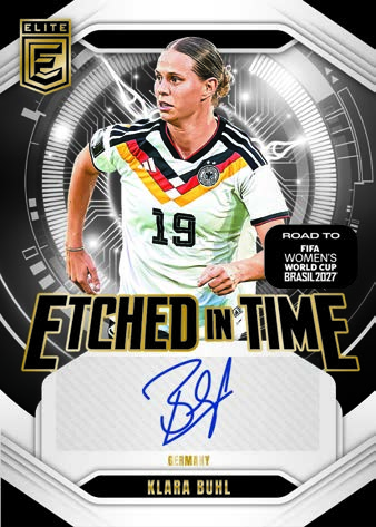 Klara Bühl's Etched in Time Signatures preview surrounds her Germany portrait with a circular design.