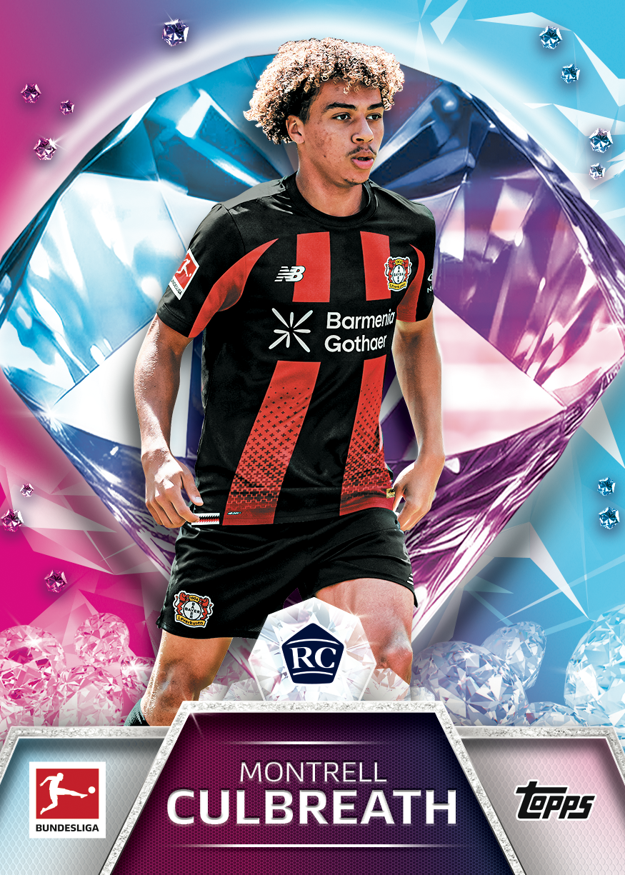 Montrell Culbreath’s Diamond Rookies promotional preview for 2026–27 Topps Flagship Bundesliga.