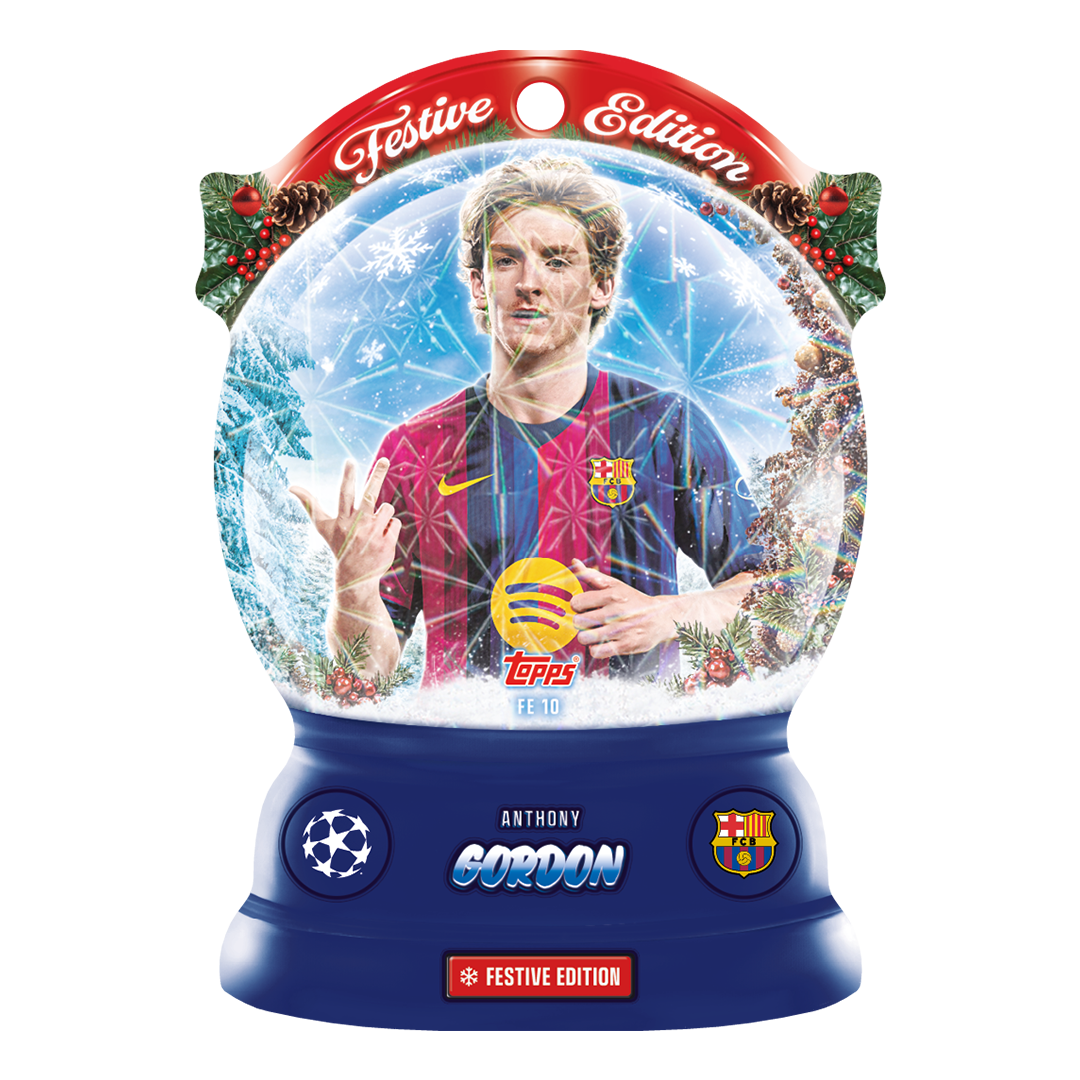 Anthony Gordon Festive Edition FE 10 in Topps’ official Countdown Calendar preview.