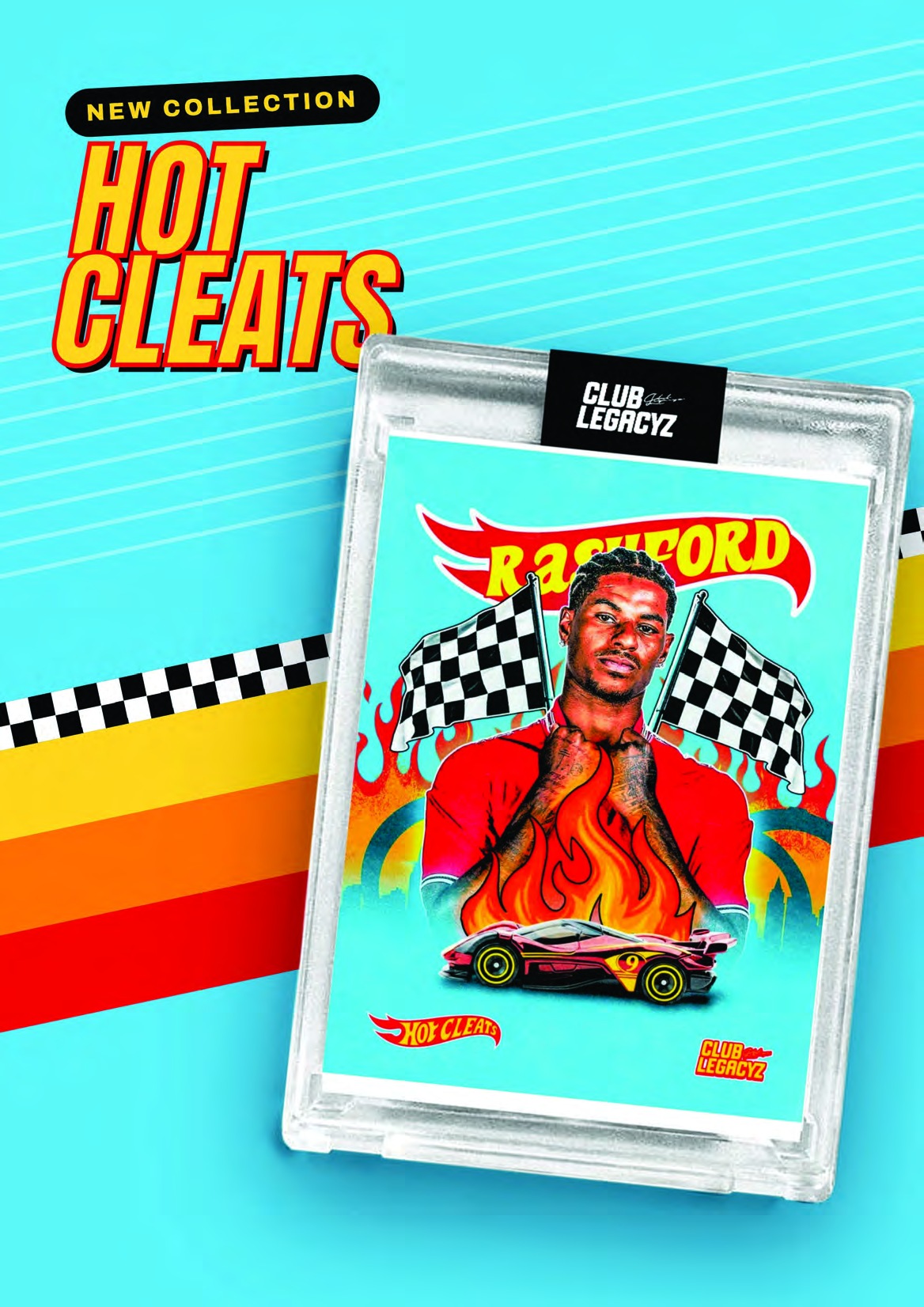 Marcus Rashford Hot Cleats preview from Club Legacyz Icons 6 Holiday Edition.