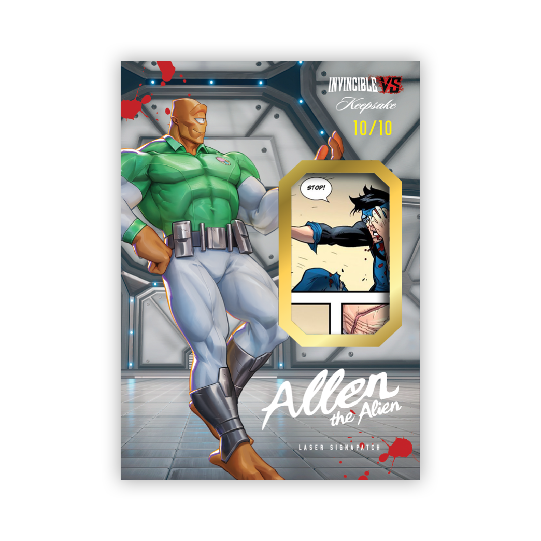 Allen the Alien Invincible VS Breaker SignaPatch preview numbered 10/10