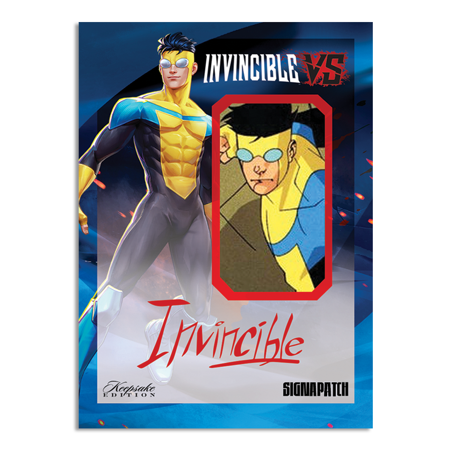Invincible Issue 1 SignaPatch in the Collector edition’s blue frame