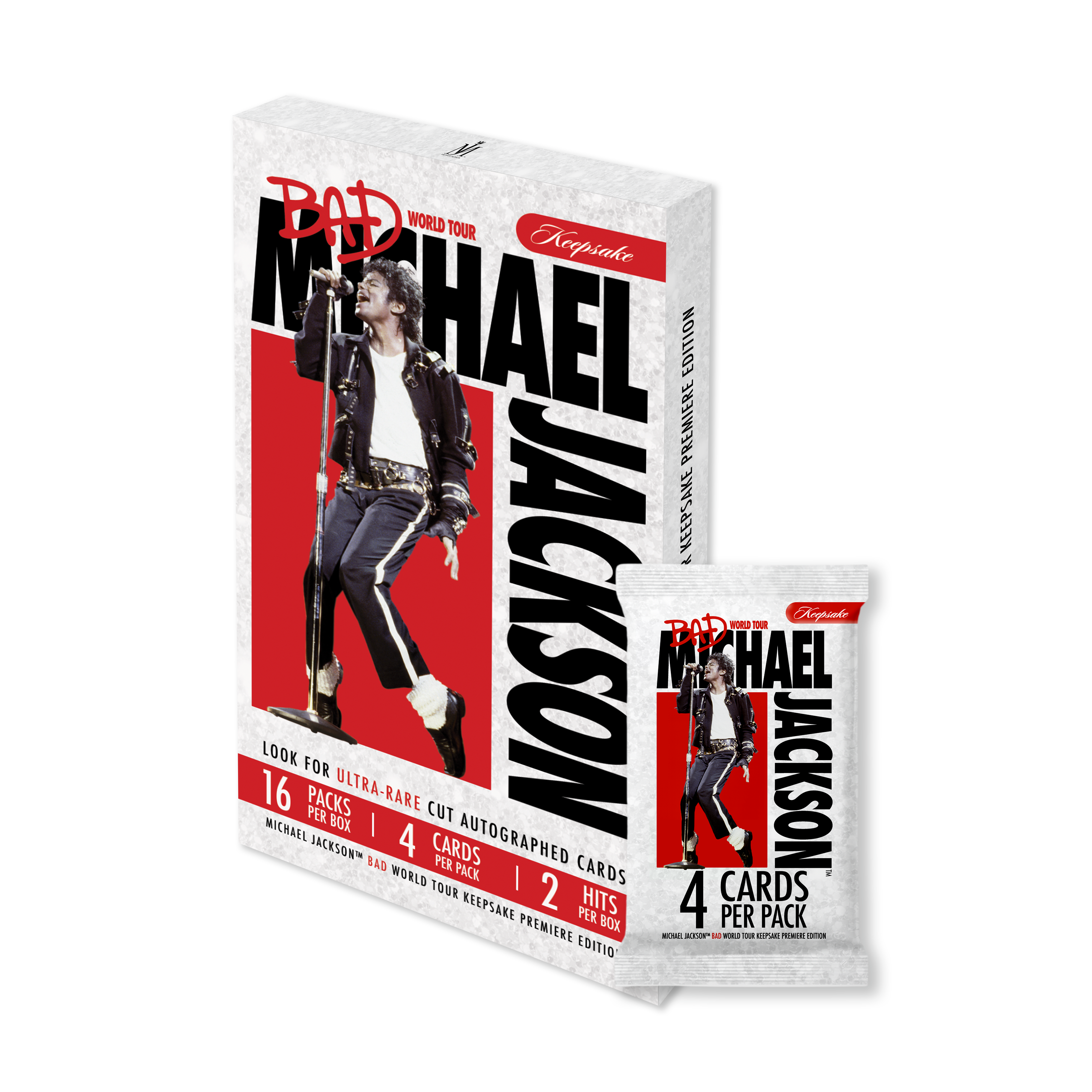 Michael Jackson Bad World Tour Premiere Hobby box and pack