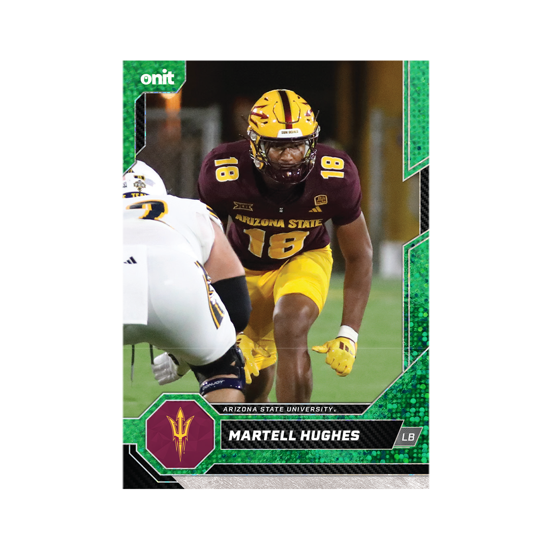 Arizona State University Football 2026 Team Trading Cards official card-design preview