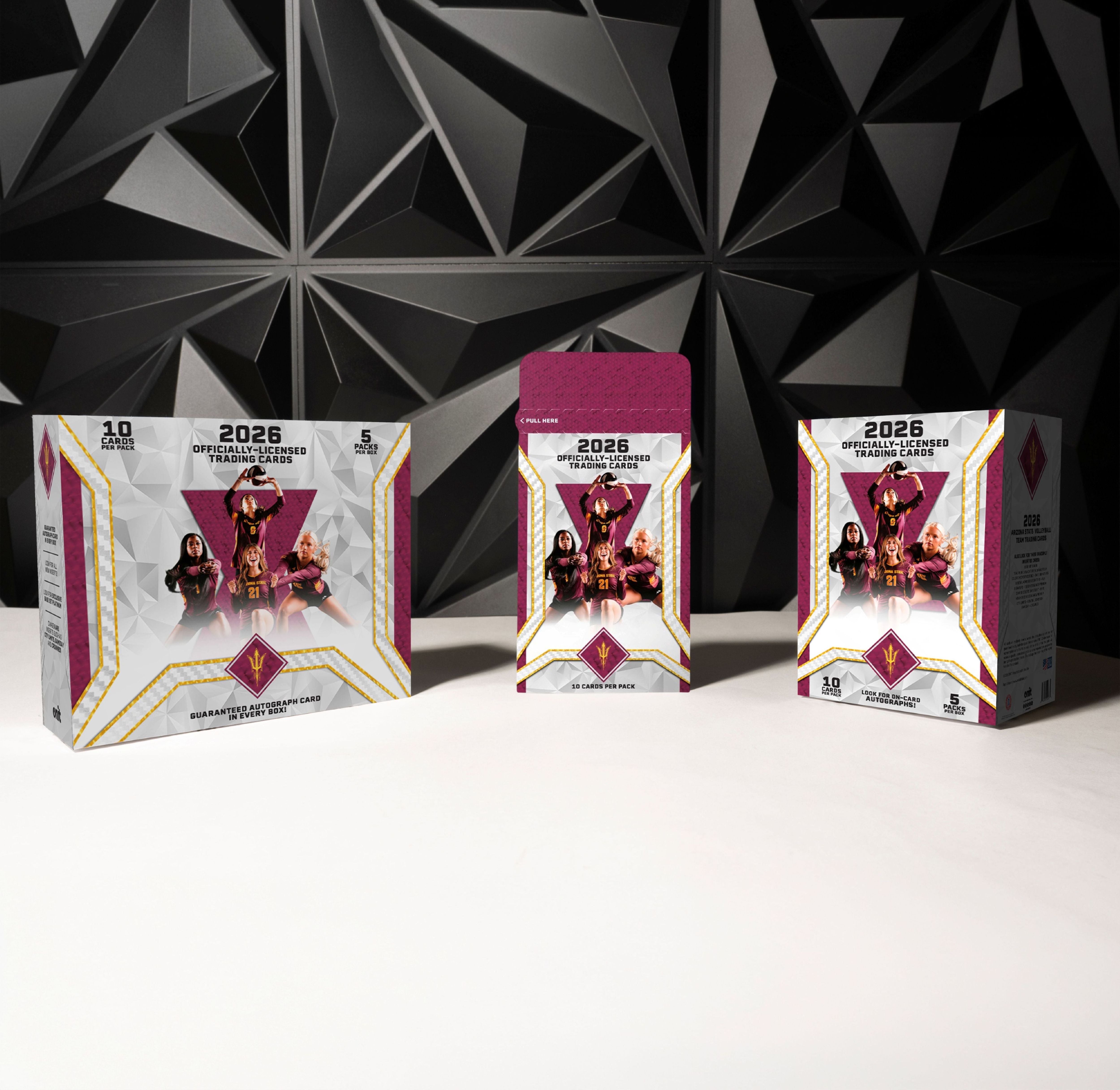 Arizona State University Volleyball 2026 Team Trading Cards official product preview