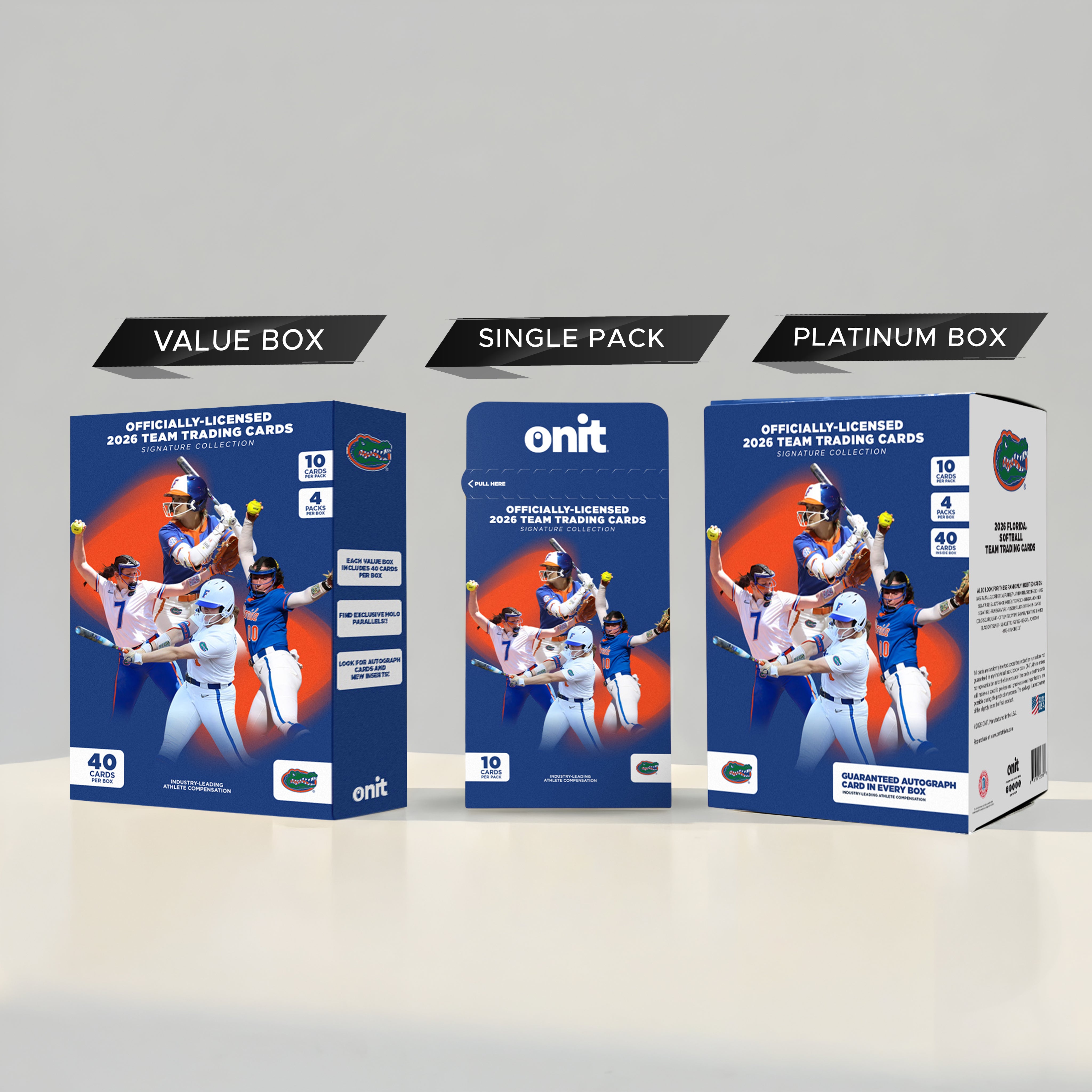 University of Florida Softball 2026 Trading Cards official product preview