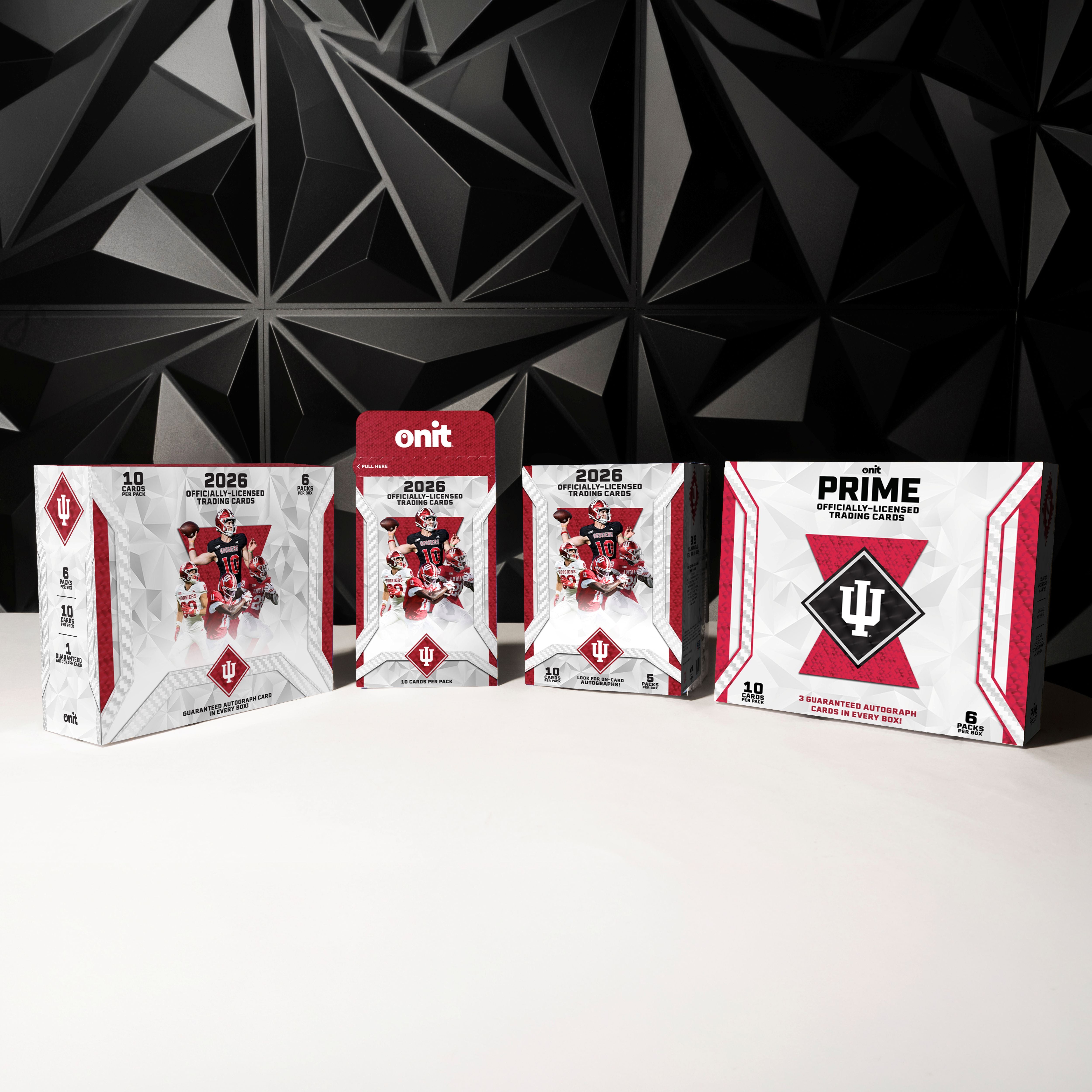 Indiana University Football 2026 Team Trading Cards official product preview