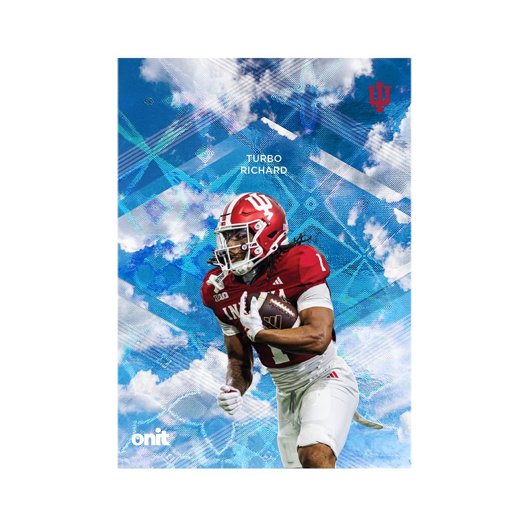 Indiana University Football 2026 Team Trading Cards official card-design preview
