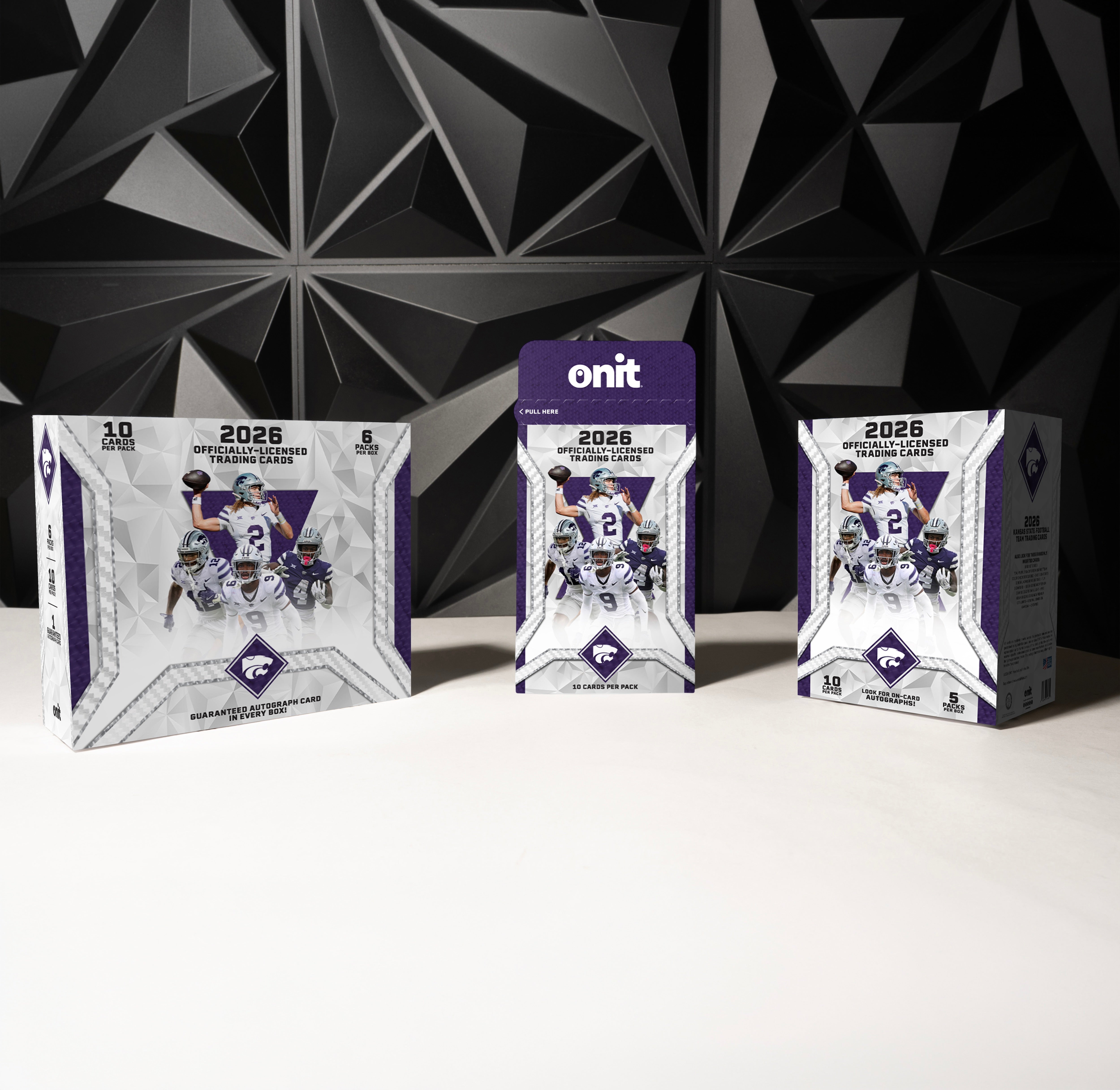 Kansas State University Football 2026 Team Trading Cards official product preview