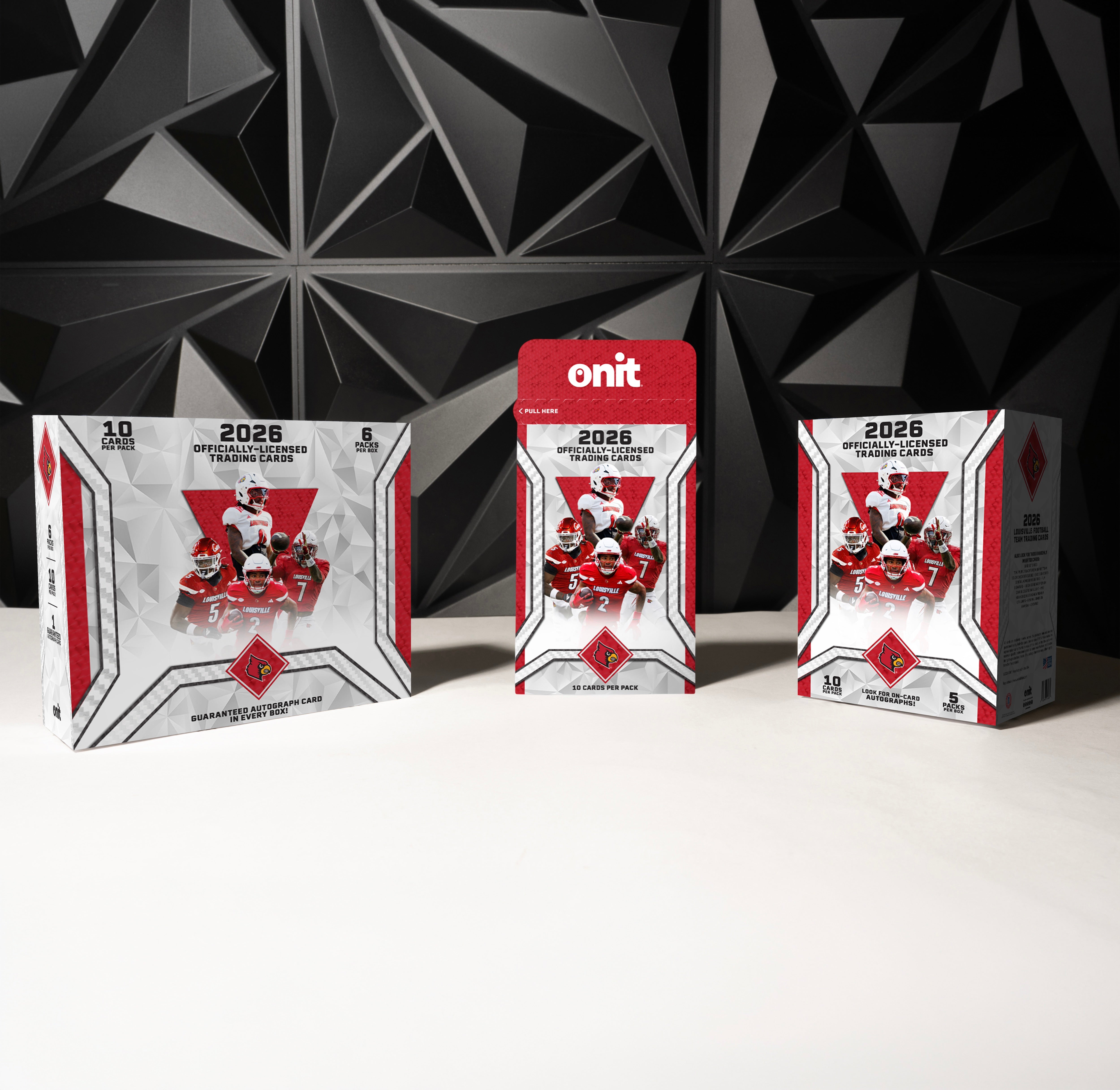 University of Louisville Football 2026 Team Trading Cards official product preview