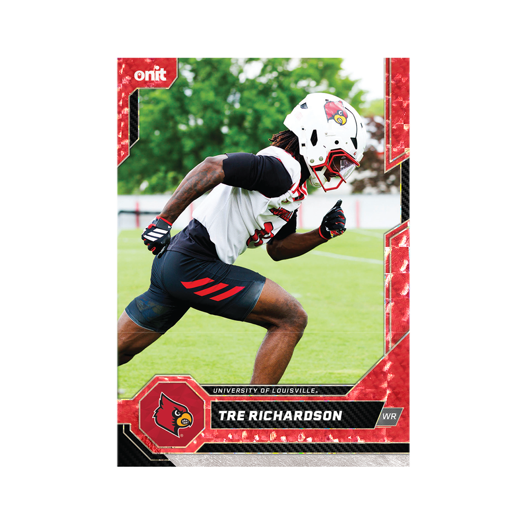 University of Louisville Football 2026 Team Trading Cards official card-design preview