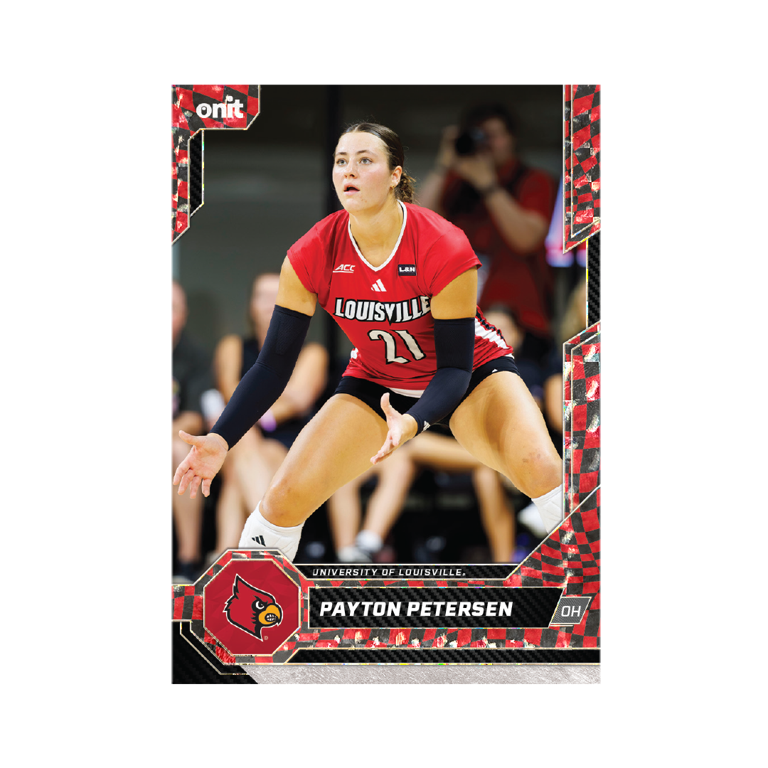 University of Louisville Volleyball 2026 Team Trading Cards official card-design preview