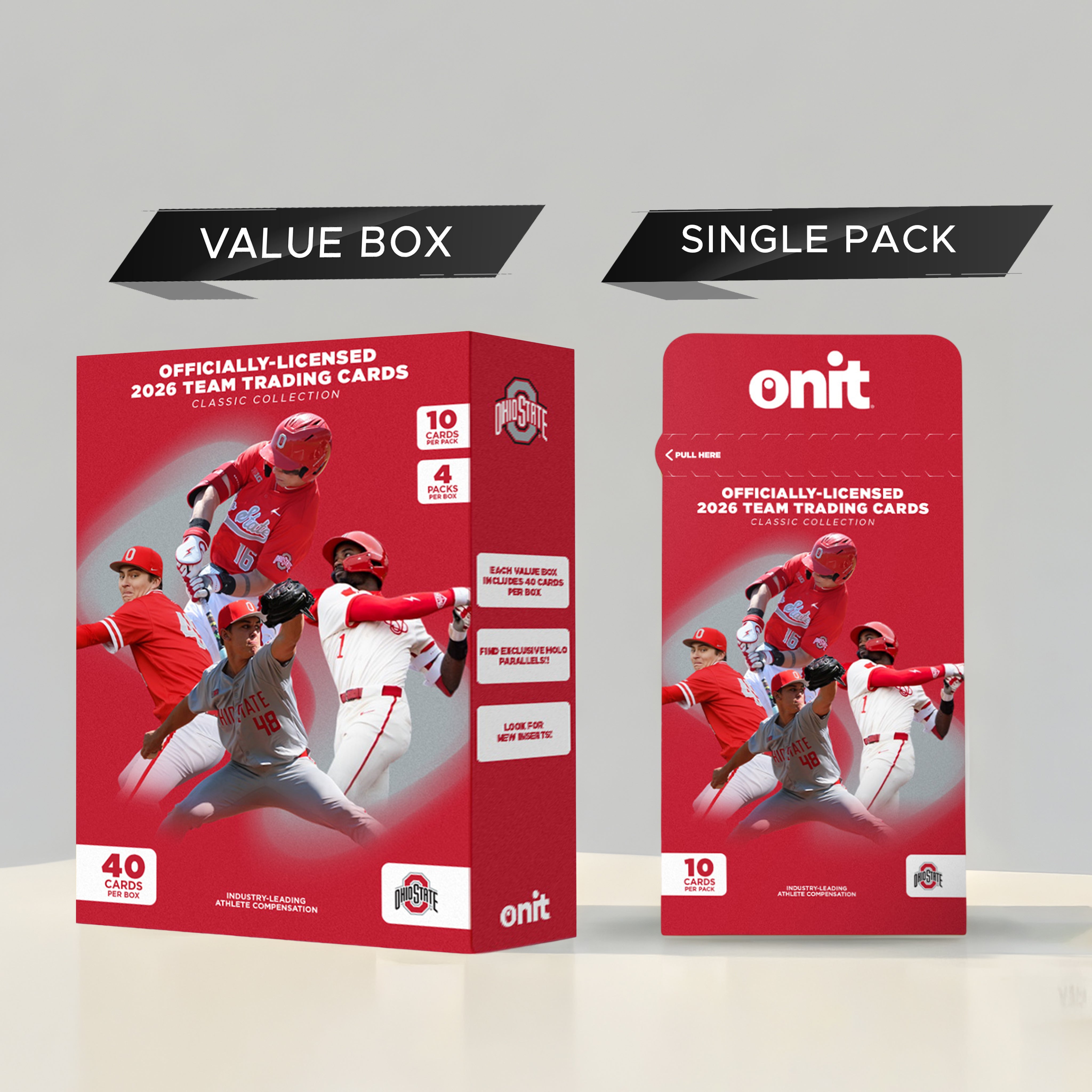 Ohio State University Baseball 2026 Trading Cards official product preview