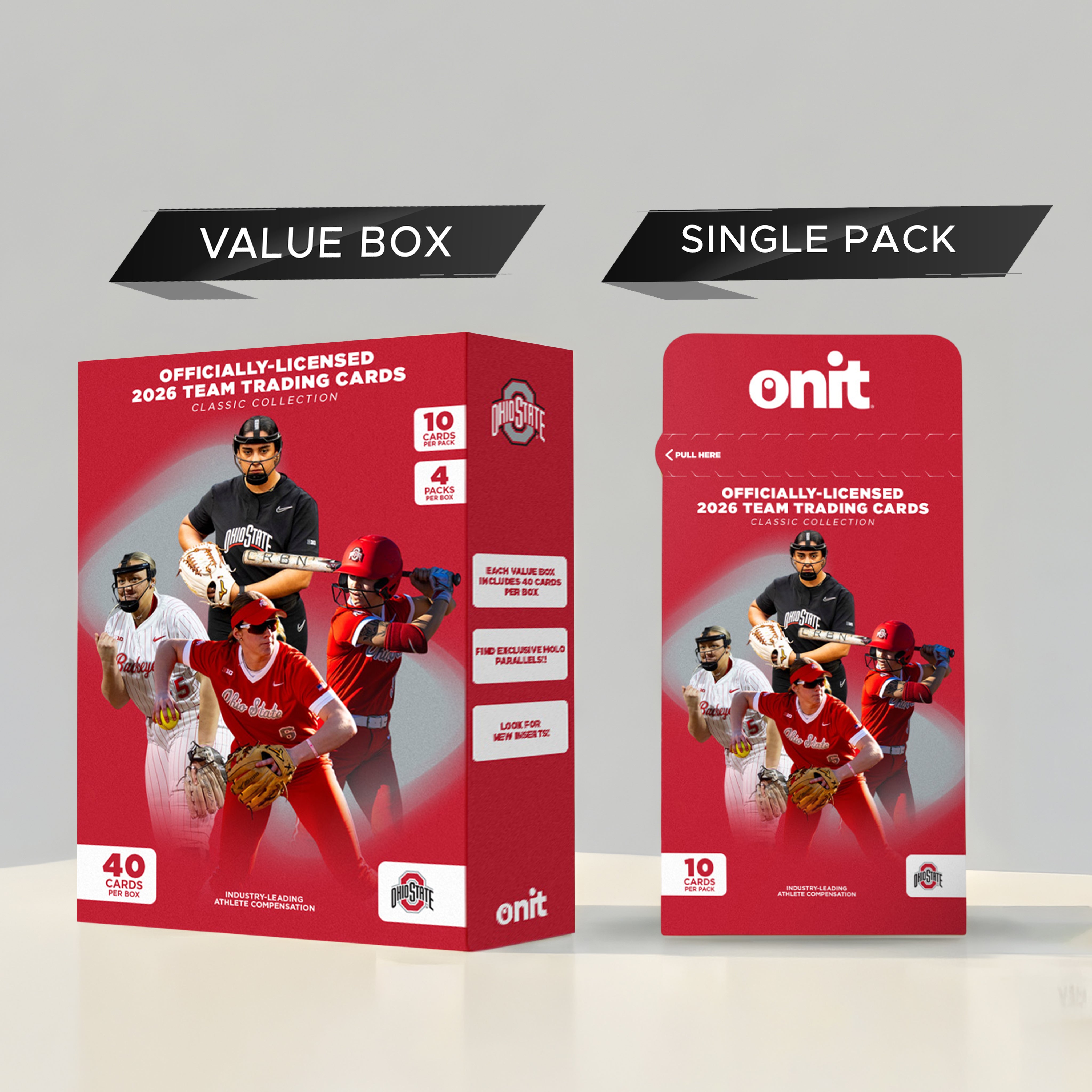 Ohio State University Softball 2026 Trading Cards official product preview