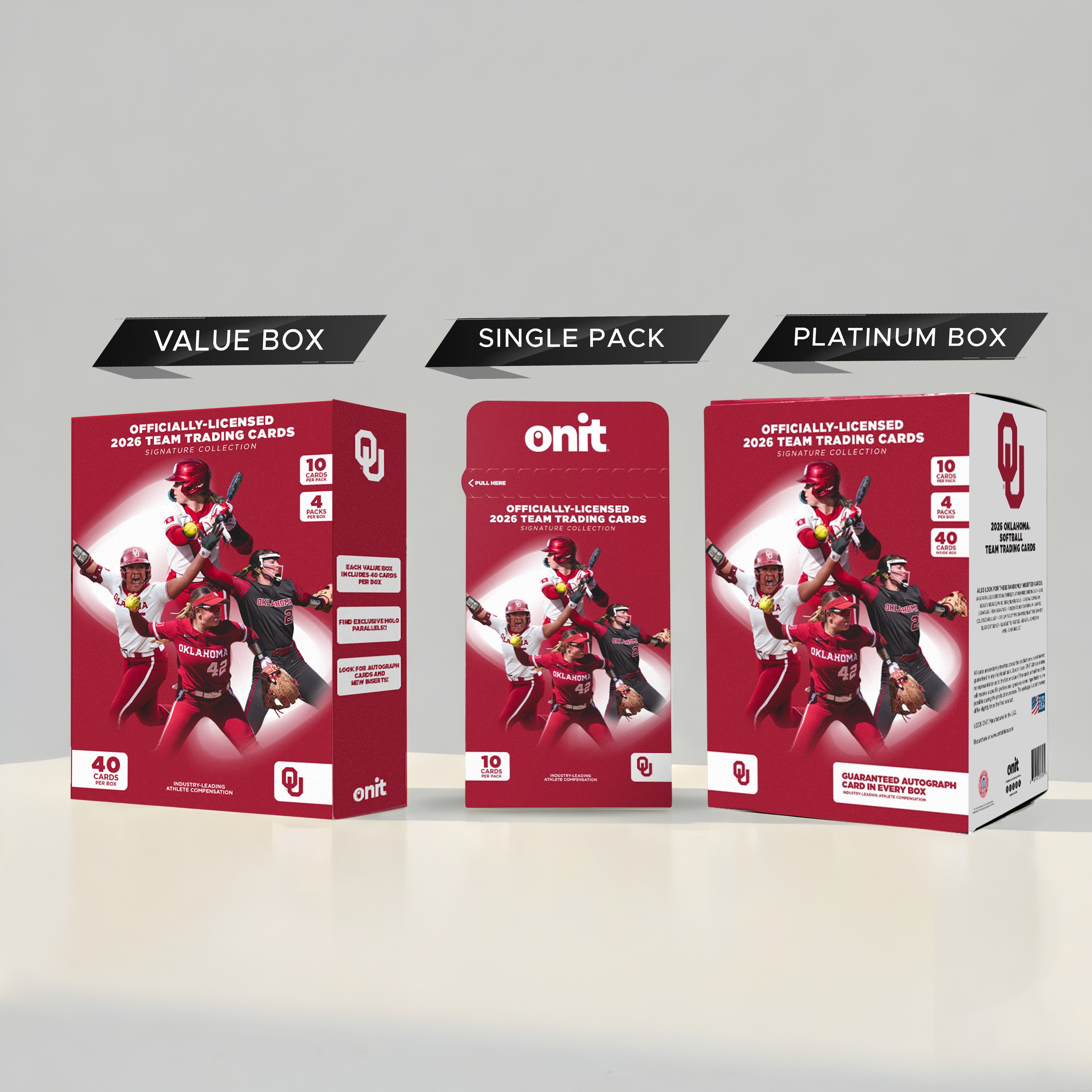 University of Oklahoma Softball 2026 Trading Cards official product preview