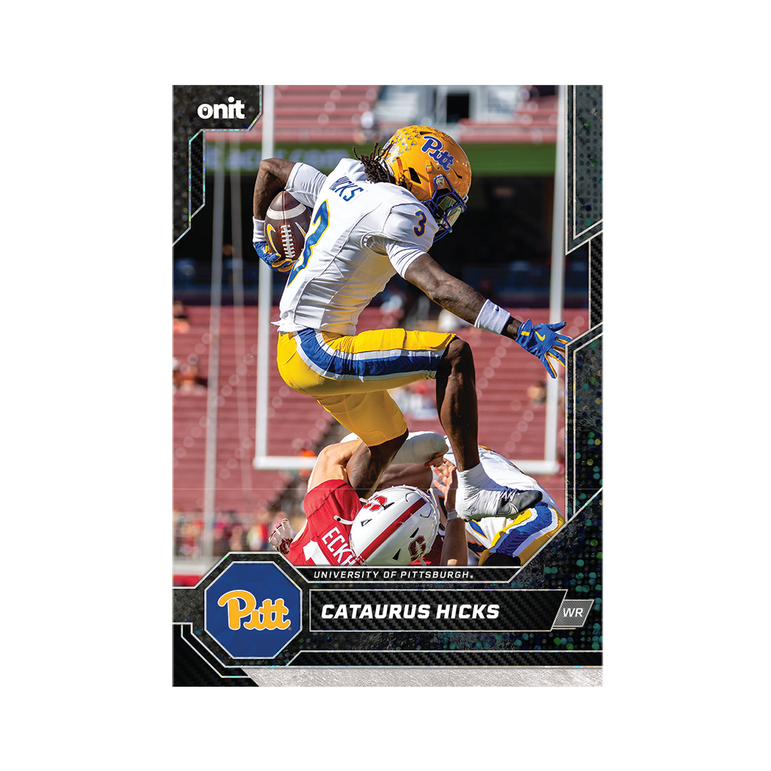University of Pittsburgh Football 2026 Team Trading Cards official card-design preview