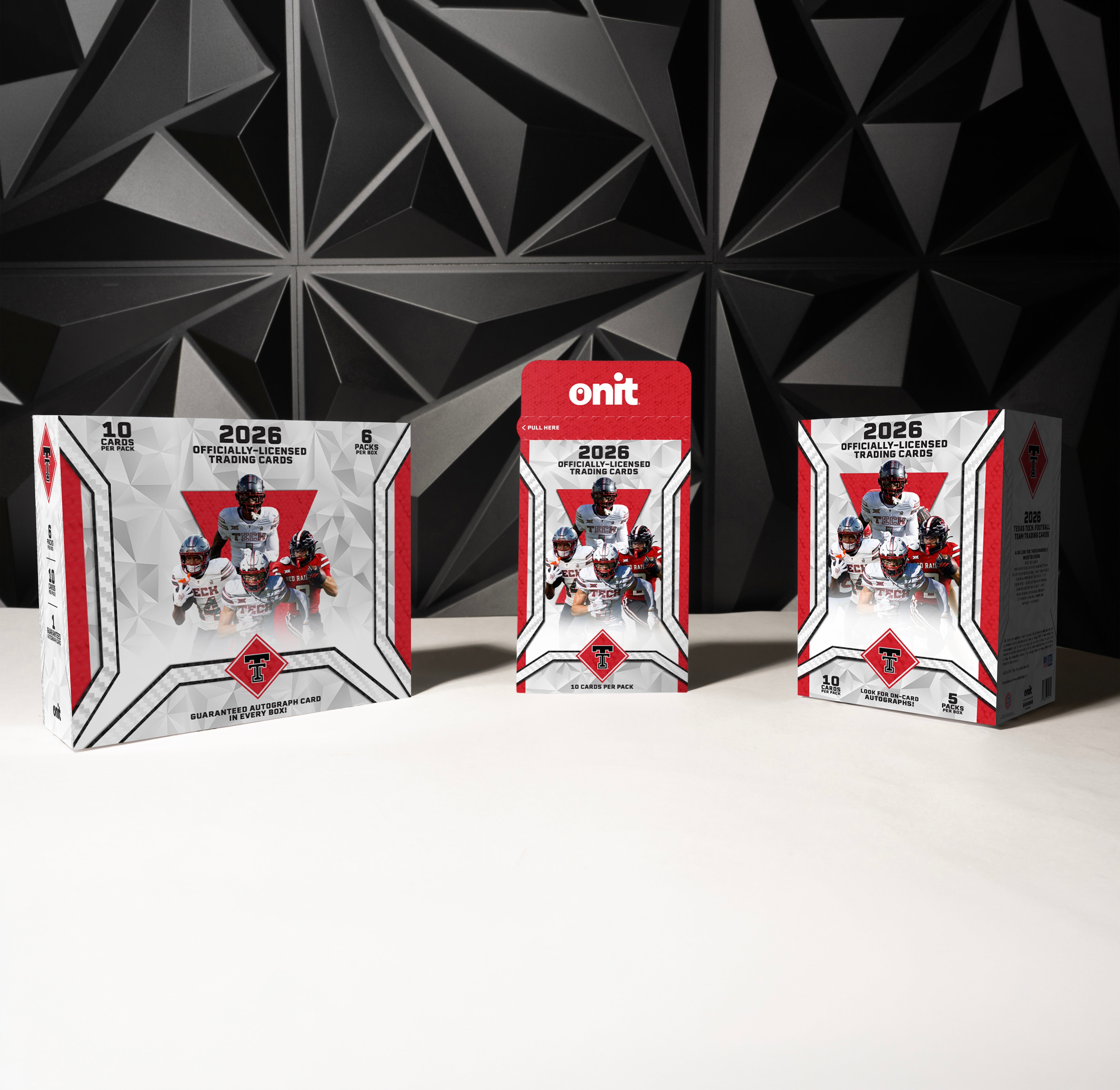 Texas Tech Football 2026 Team Trading Cards official product preview