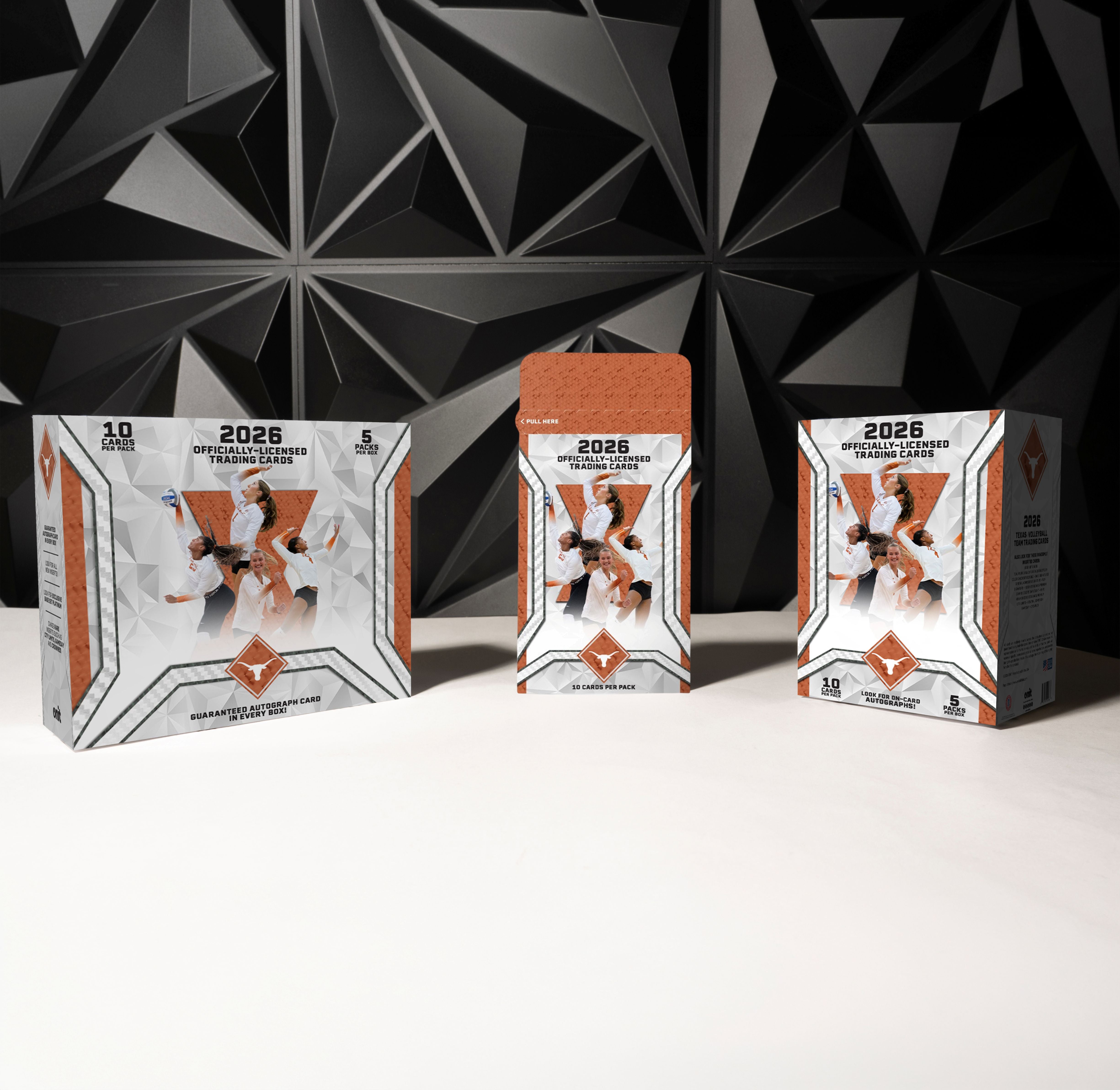 University of Texas Volleyball 2026 Team Trading Cards official product preview