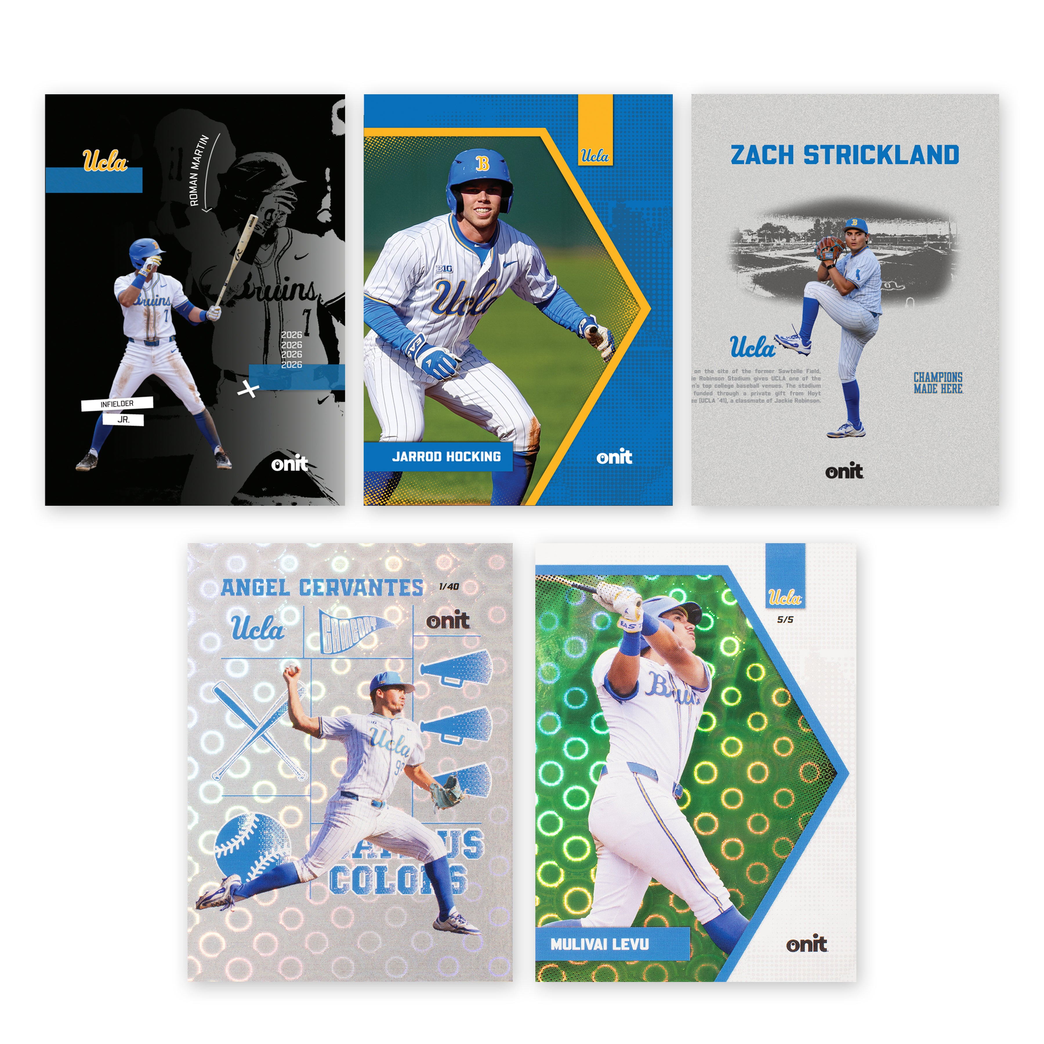 UCLA Baseball 2026 Trading Cards official card-design preview