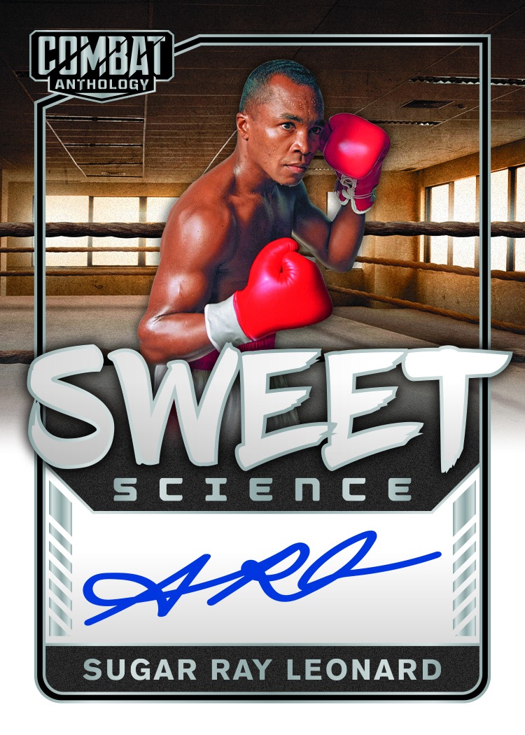 Sugar Ray Leonard, 2026 Combat Anthology Sweet Science Signatures.