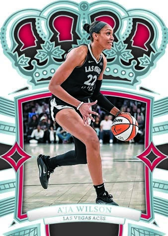 A’ja Wilson’s crown-shaped base design for 2026 Panini Crown Royale WNBA.