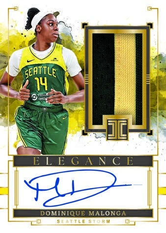 Dominique Malonga’s Elegance Jersey Autographs Holo Gold manufacturer preview.