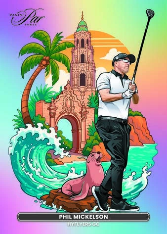 Phil Mickelson’s Downtown preview with coastal imagery and a colorful city scene.