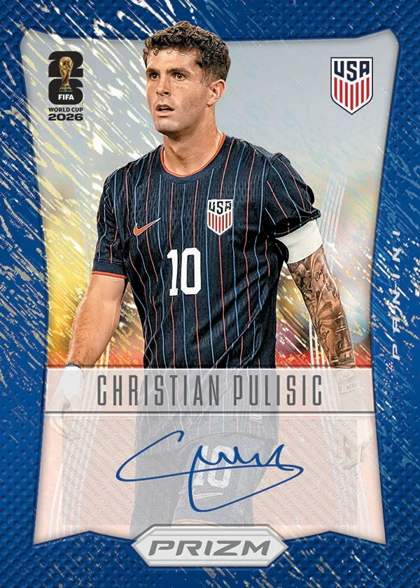 Christian Pulisic 2012 Prizm Throwback Signatures preview.