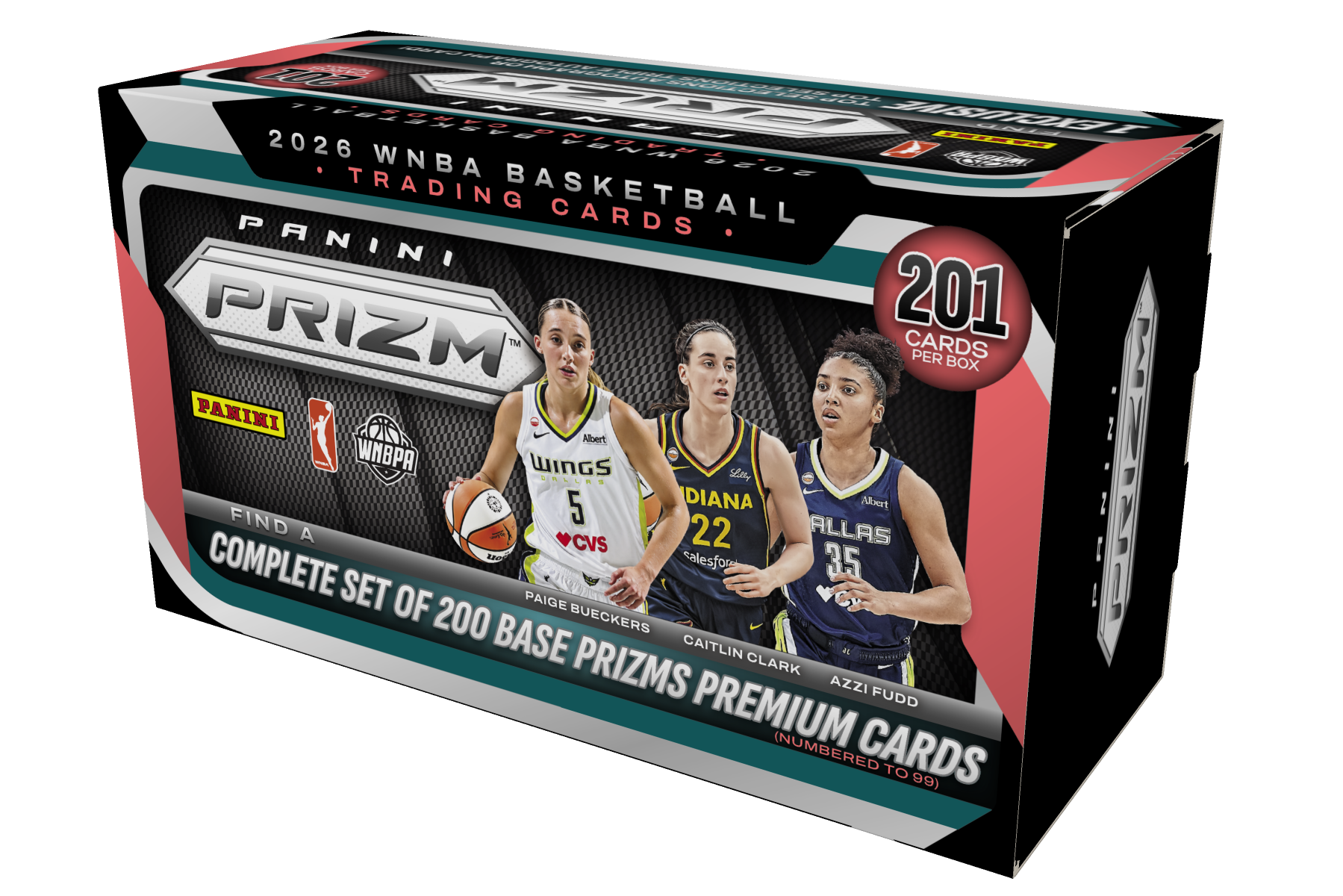Official 2026 Panini Prizm WNBA Premium Box Set packaging.
