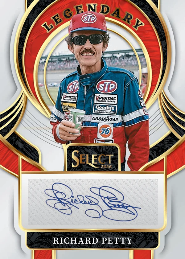 Richard Petty Legendary Signatures design preview for 2026 Select Racing.