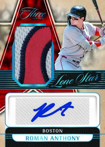 Roman Anthony’s Lone Star Signature Swatches Holo Platinum Blue preview.