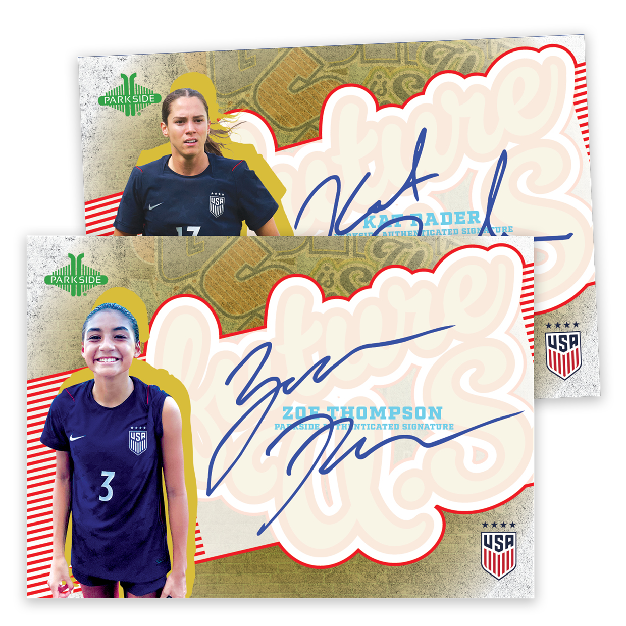 Parkside Future U.S. Zoe Thompson signature-card previews