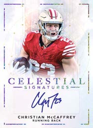 2026 Pulse Meridian Football Christian McCaffrey Celestial Signatures manufacturer preview