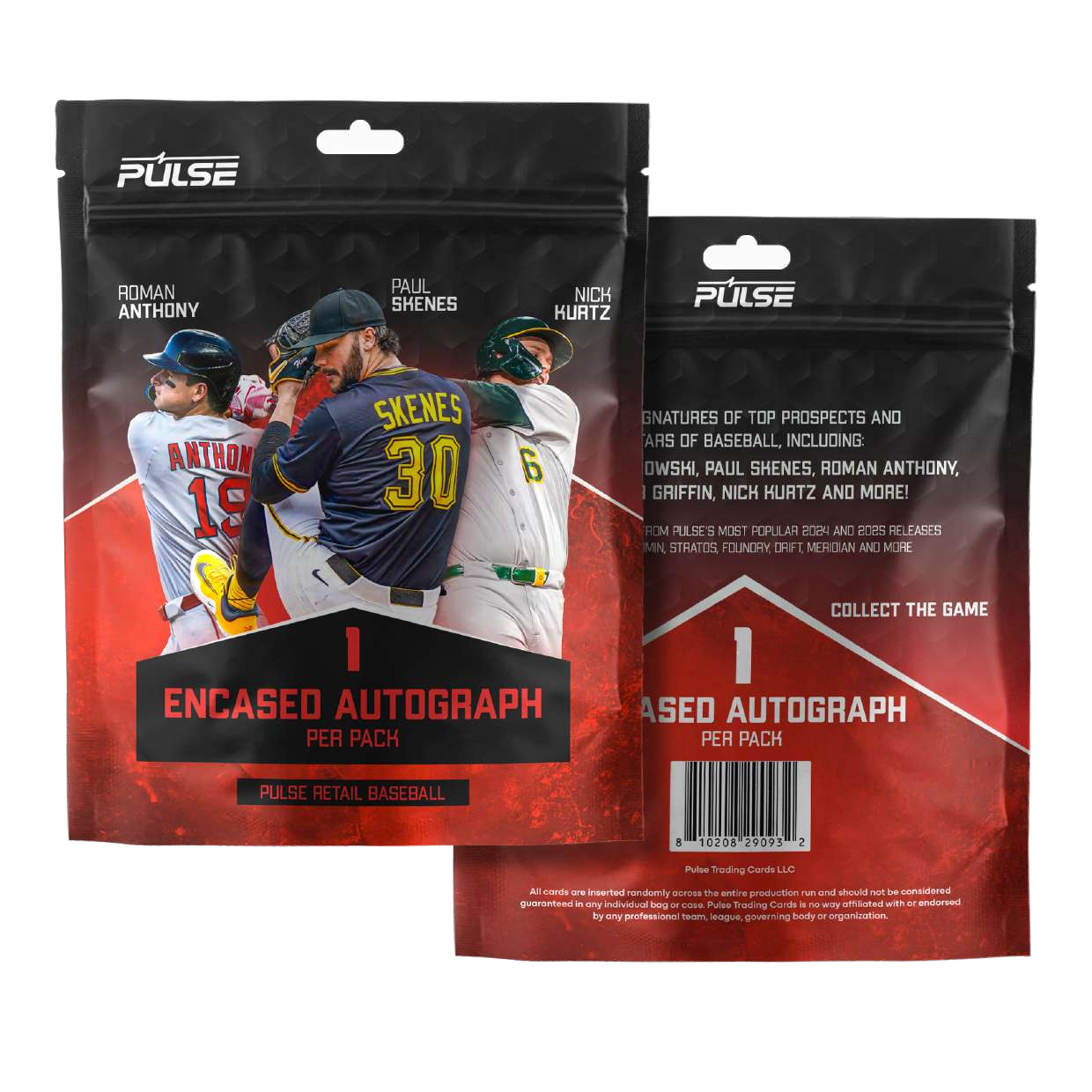 2026 Pulse Retail Baseball Series 3 manufacturer front and back packaging preview