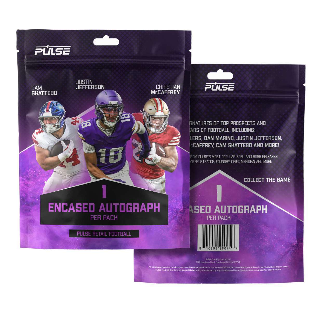 2026 Pulse Retail Football Series 3 manufacturer front and back packaging preview