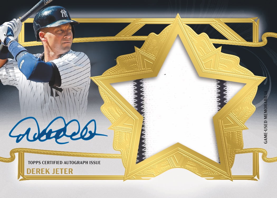 Derek Jeter Five Star Fabric Onyx promotional preview.