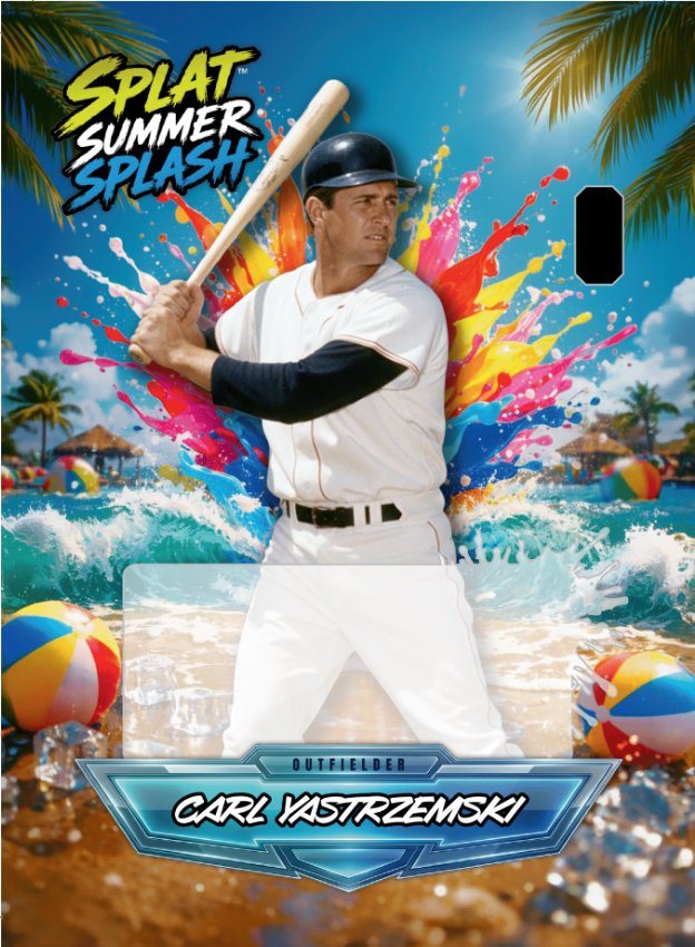 Wild Card Summer Splat Summer Splash Carl Yastrzemski autograph-design preview