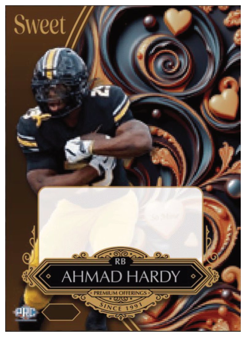Wild Card Sweet Ahmad Hardy Base Dark autograph-design preview